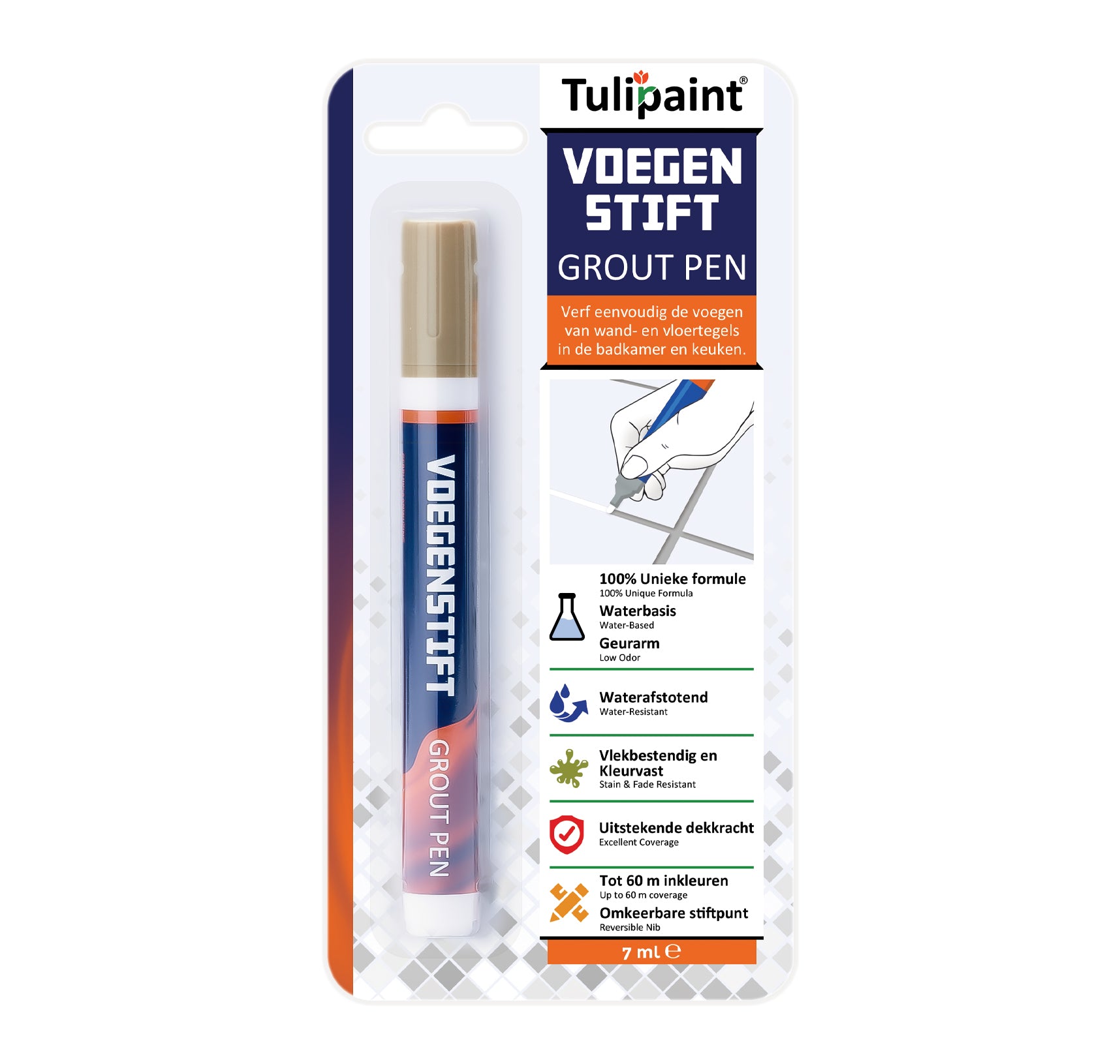 Tulipaint-Voegenstift-voegenmarker-Beige-voor-tegelvoegen-voegen-verven-in-badkamer,-douche,-keuken,-toilet,-woonkamer 