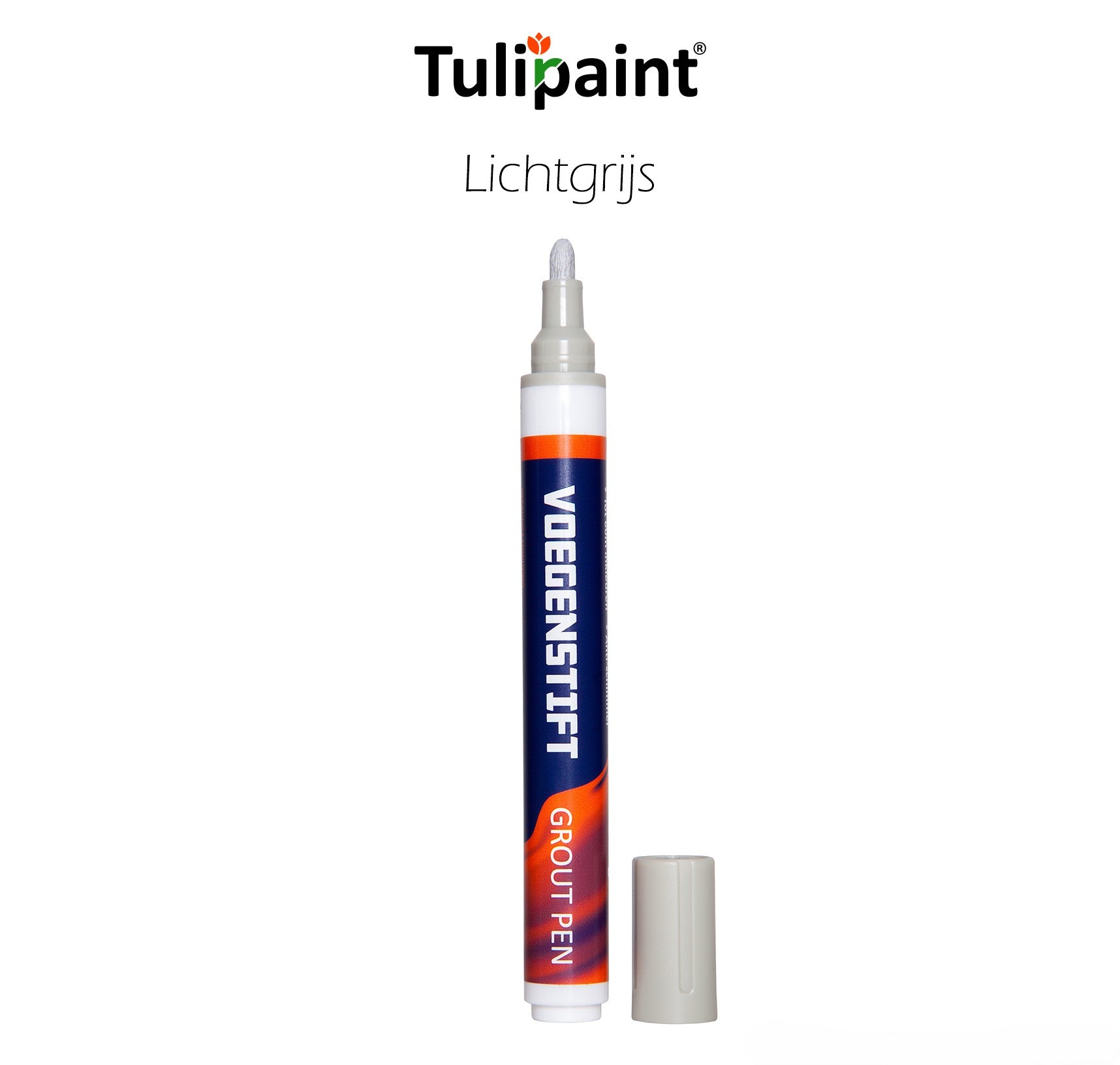 Tulipaint-Voegenstift-voegenmarker-Lichtgrijs-uitverpakking-staand-dop-ernaast