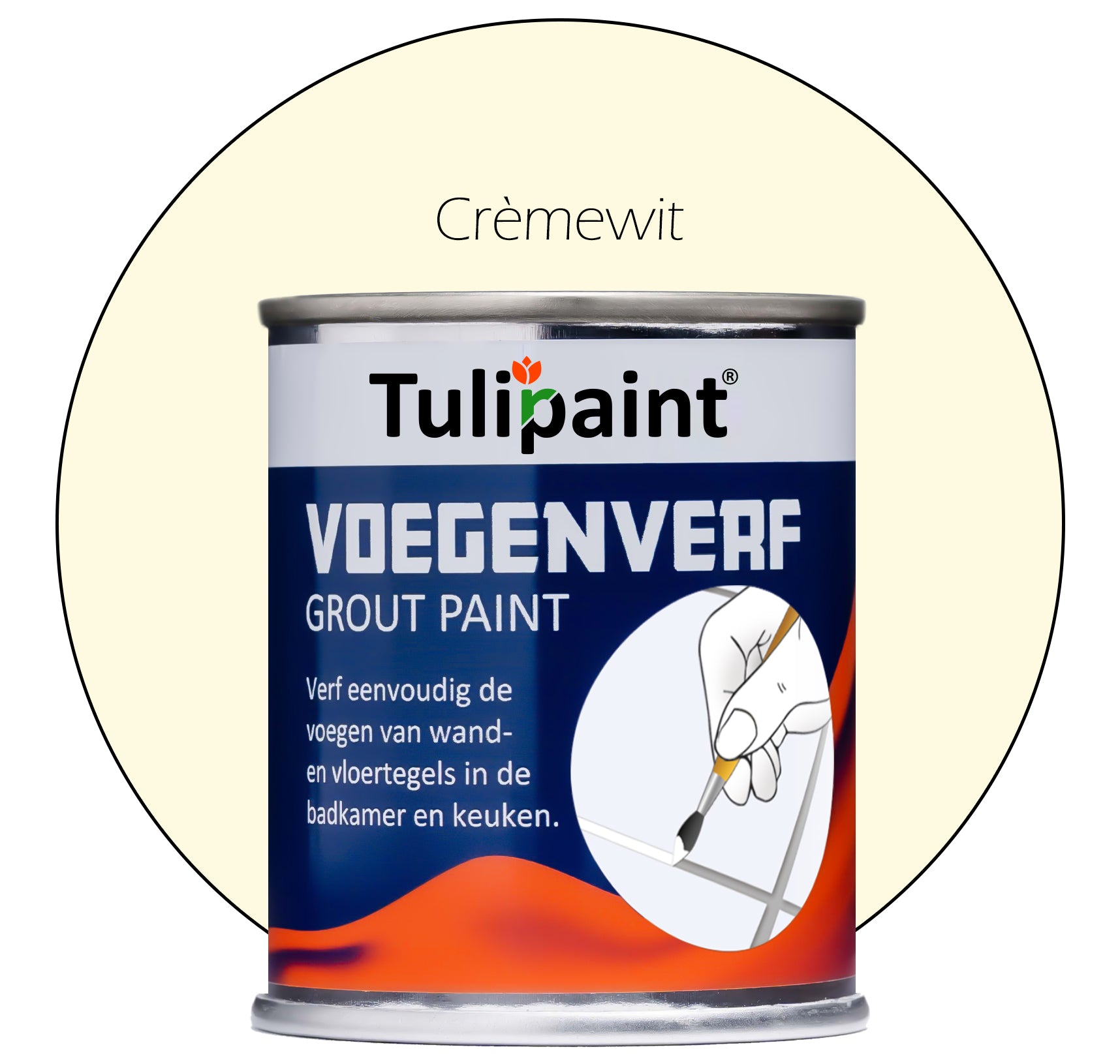 Tulipaint-Voegenverf-Crèmewit-voor-vieze-gele-tegelvoegen-voegen-verven-in-badkamer,-douche,-keuken,-toilet,-woonkamer
