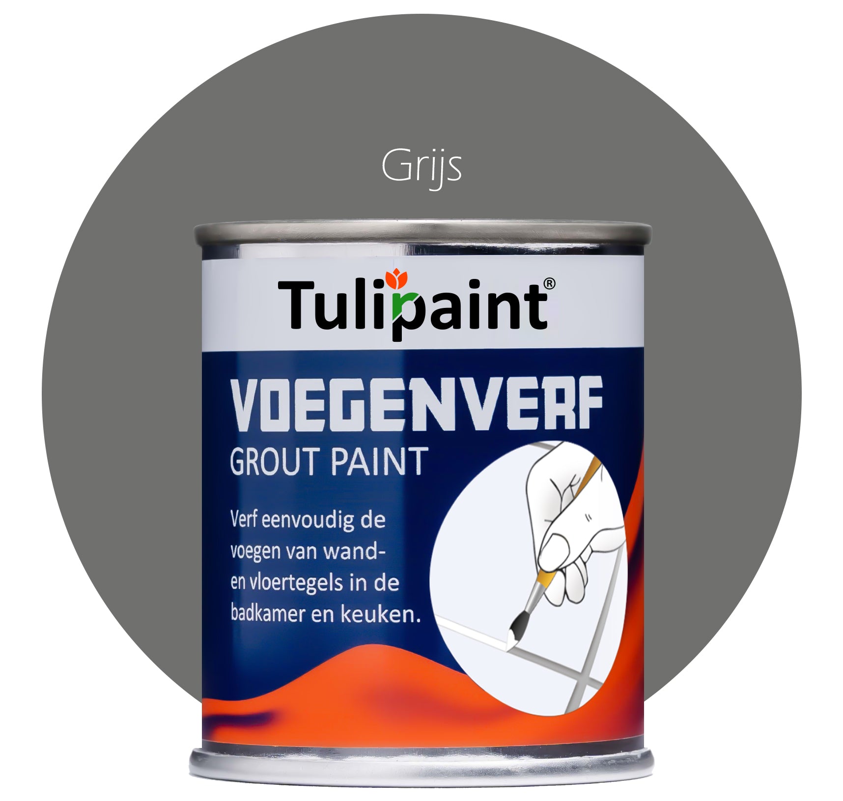 Tulipaint-Voegenverf-Grijs-voor-vieze-gele-tegelvoegen-voegen-verven-in-badkamer,-douche,-keuken,-toilet,-woonkamer